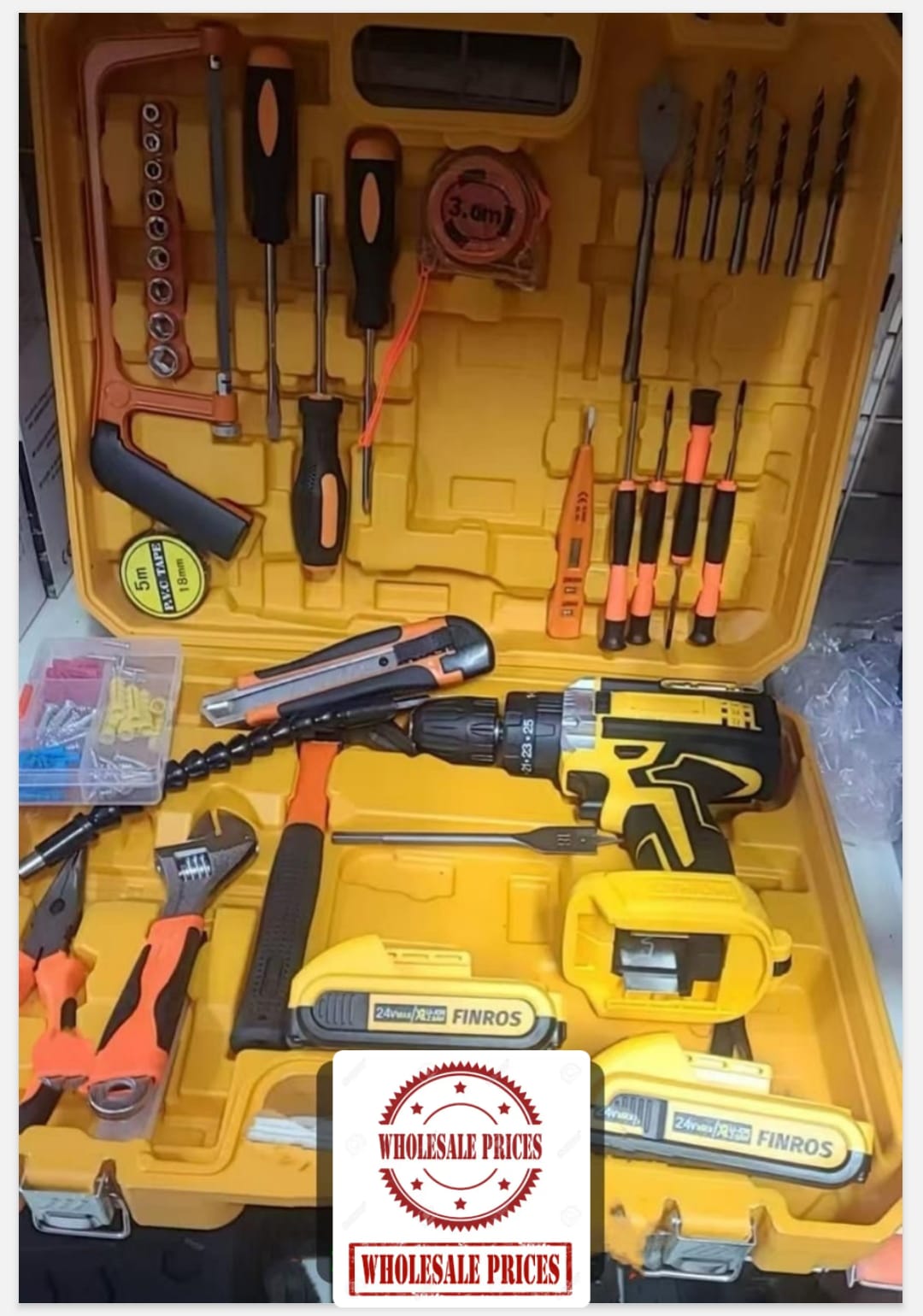 Finross Cordless Drill with Tools