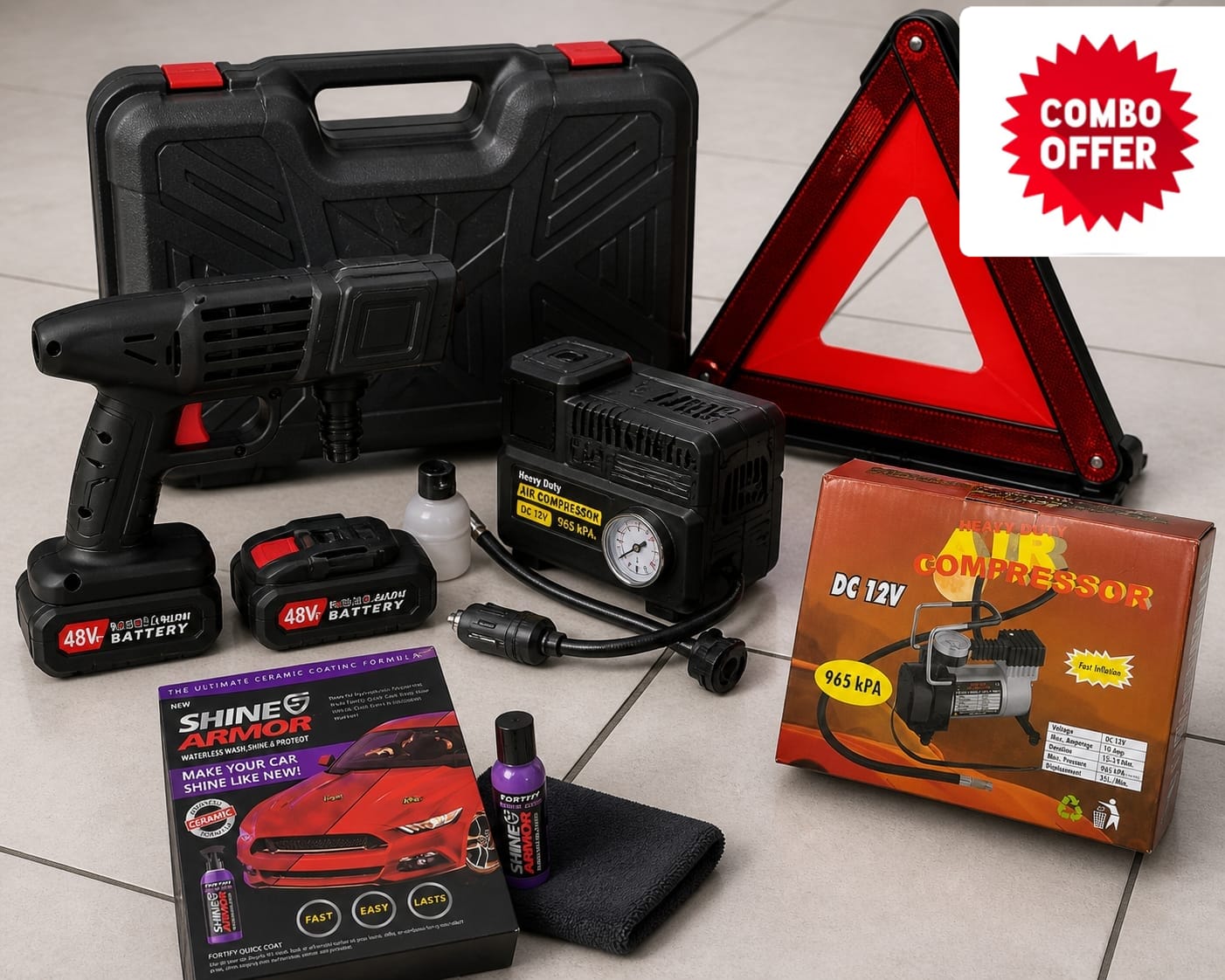 Car emergency COMBO kit