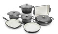11pc CAST IRON POT SET GREY