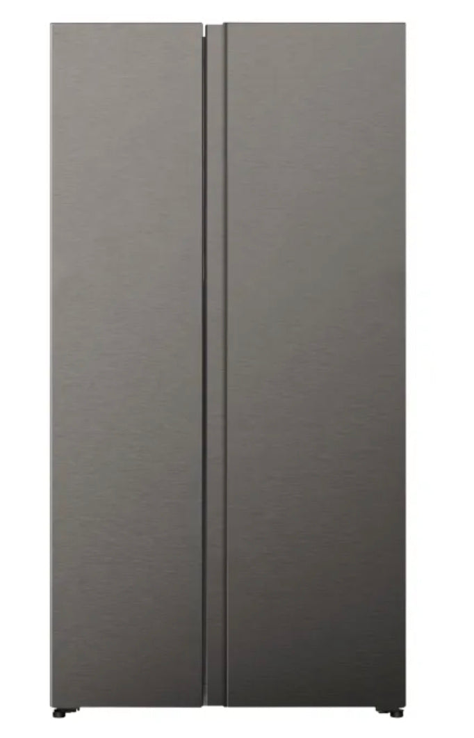 Hisense 543L Side-By-Side Refrigerator Grey H680SITH